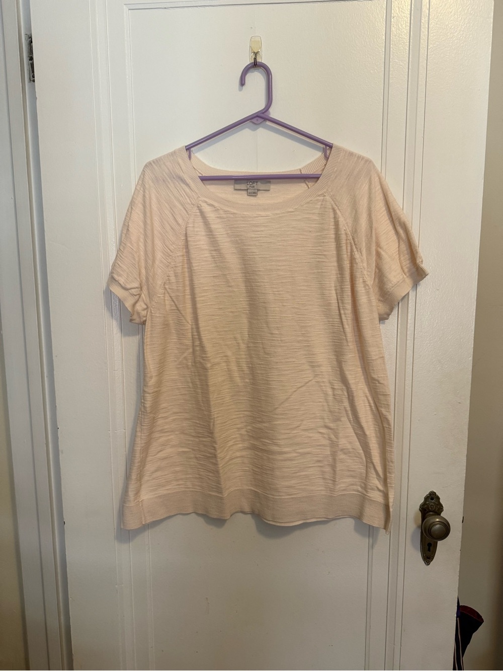 LOFT Short-Sleeve Sweater Tee